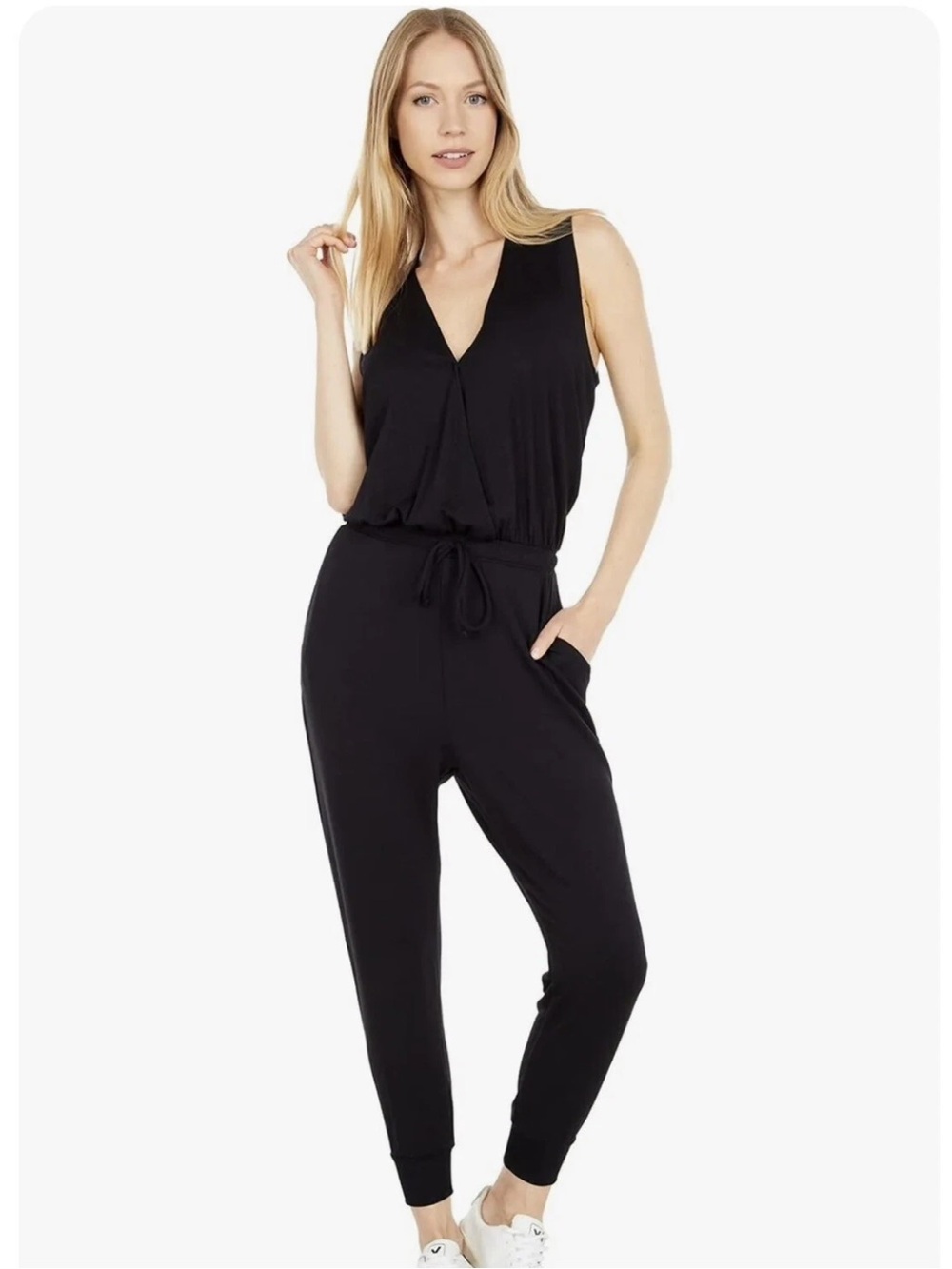 Beyond Yoga Easy Gather Midi Jumpsuit